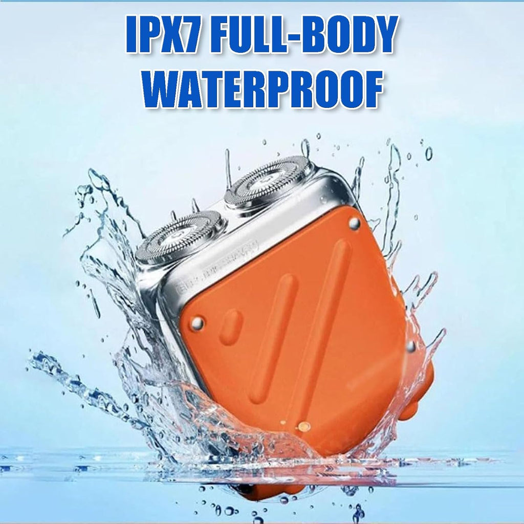 Rubells™ Mini Dual Blade Shaver – Travel Men’s Razor